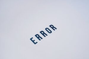 practical guidance for errors harming performance